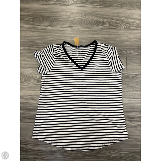 Top Short Sleeve By Torrid In Striped Pattern, Size: 2x