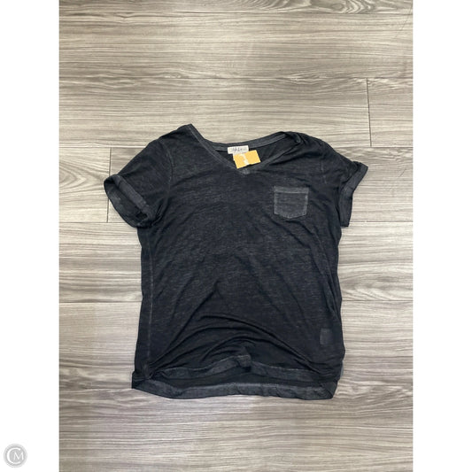 Top Short Sleeve By Style And Co Collection Women In Black, Size: M