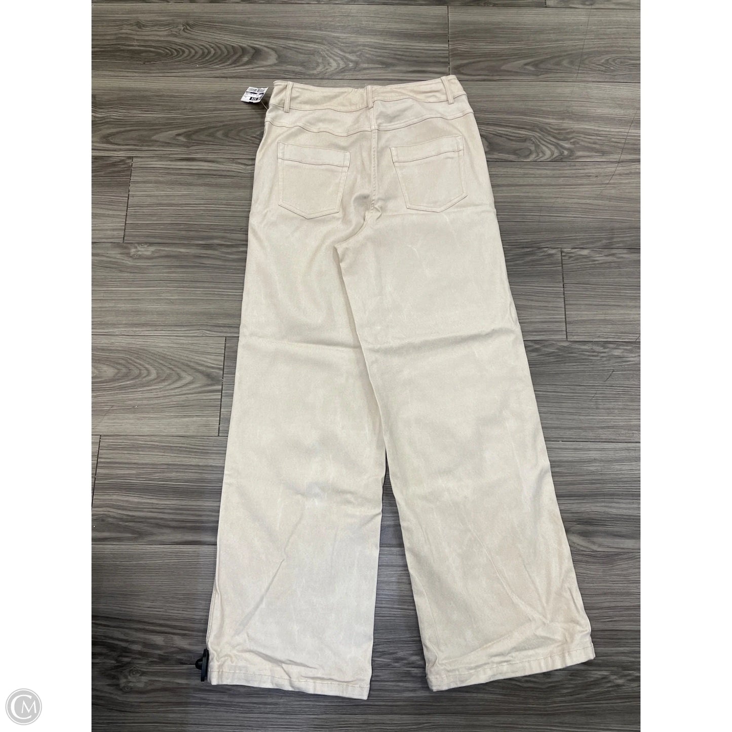 Pants Wide Leg By Frnch In Cream, Size: M