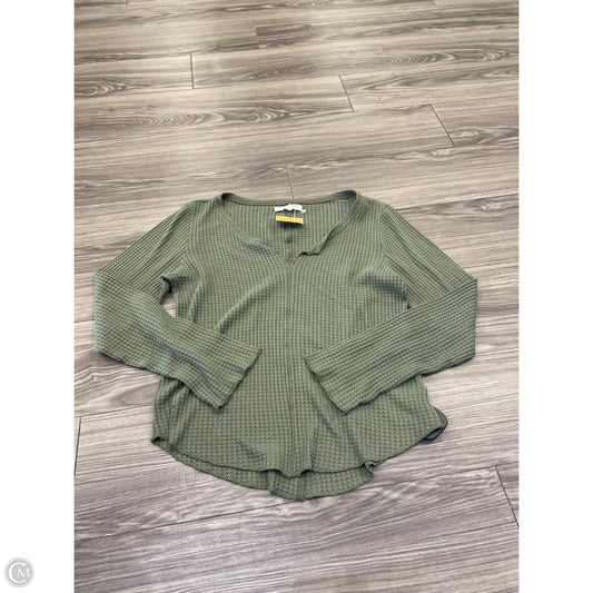 Top Long Sleeve By Aeropostale In Green, Size: Xl