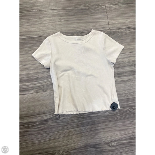 Top Short Sleeve By Old Navy In Beige, Size: L