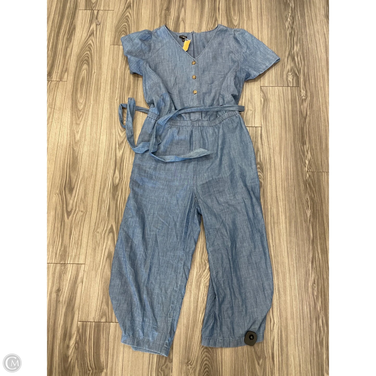Jumpsuit By Talbots In Blue Denim, Size: 18
