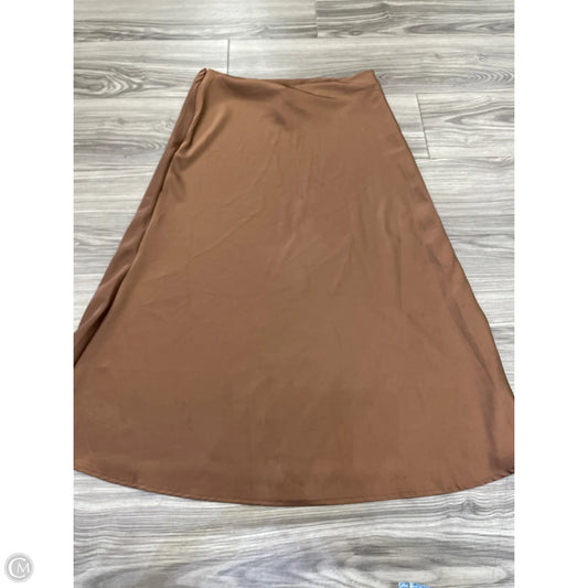 Skirt Maxi By Shein In Brown, Size: L