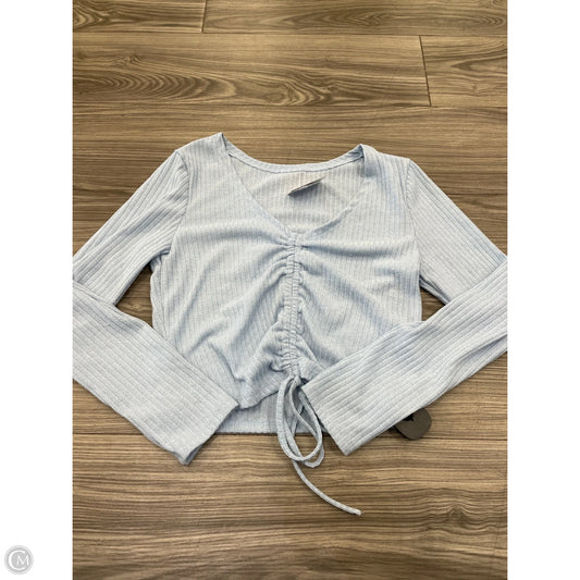 Top Long Sleeve By Shein In Blue, Size: M