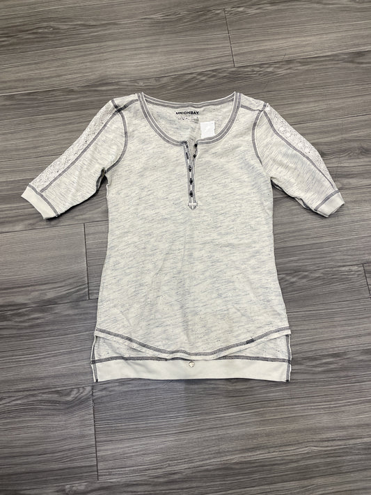 Top 3/4 Sleeve Basic By Union Bay  Size: L
