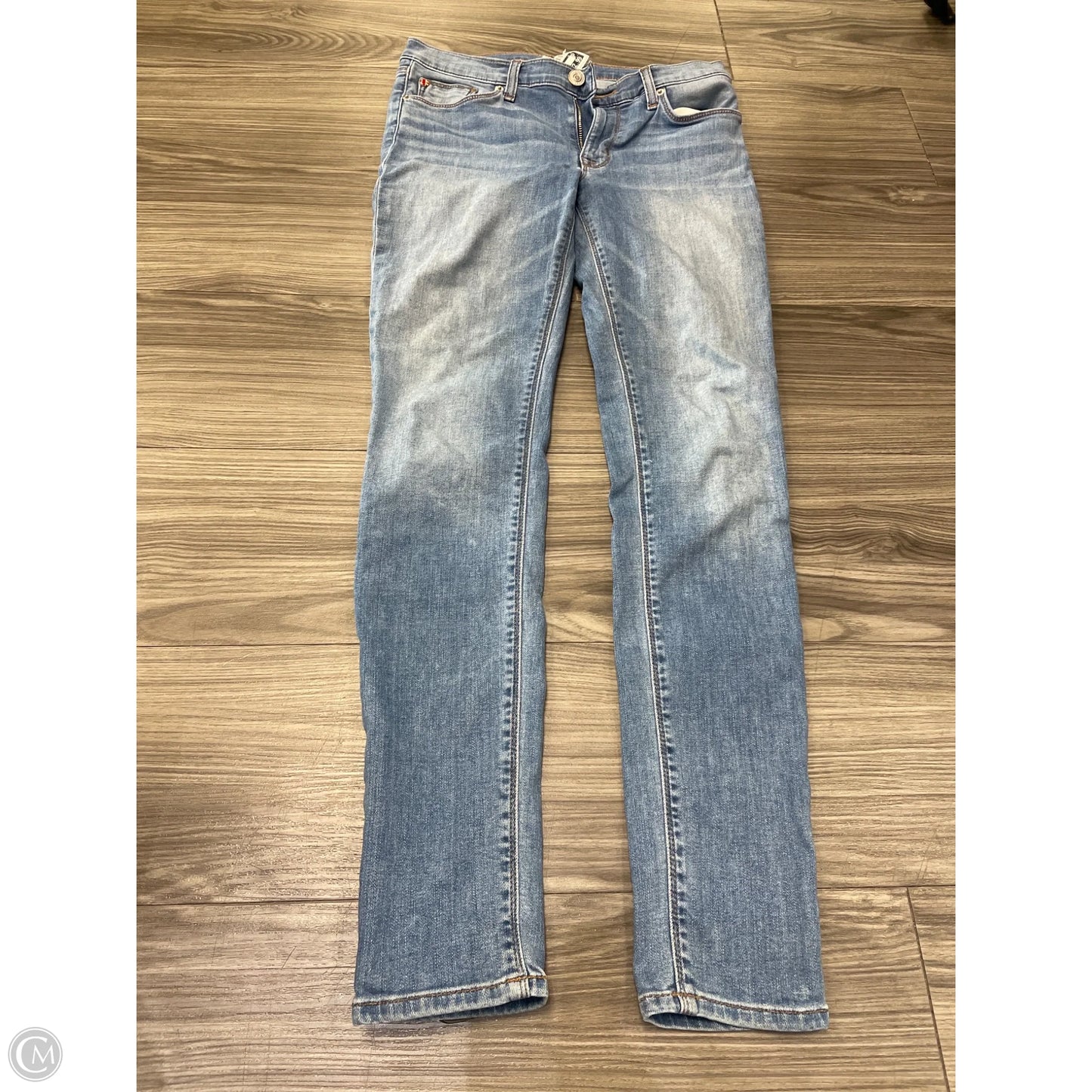 Jeans Skinny By Hudson In Blue Denim, Size: 4