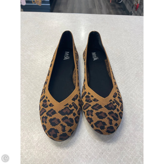 Shoes Flats By Mia In Animal Print, Size: 8.5