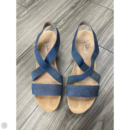 Sandals Heels Block By Life Stride In Navy, Size: 8