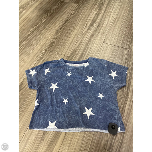 Top Short Sleeve Basic By Clothes Mentor In Blue, Size: S