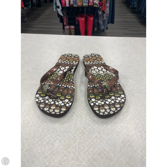 Sandals Flip Flops By Brighton In Brown, Size: 9