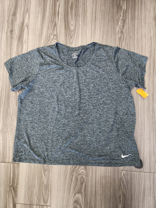 Athletic Top Short Sleeve By Nike  Size: 2x