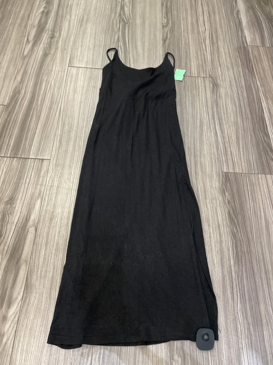 Black Dress Casual Midi Clothes Mentor, Size S