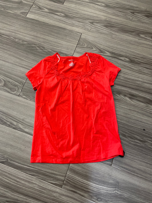 Top Short Sleeve By St Johns Bay In Red, Size: M