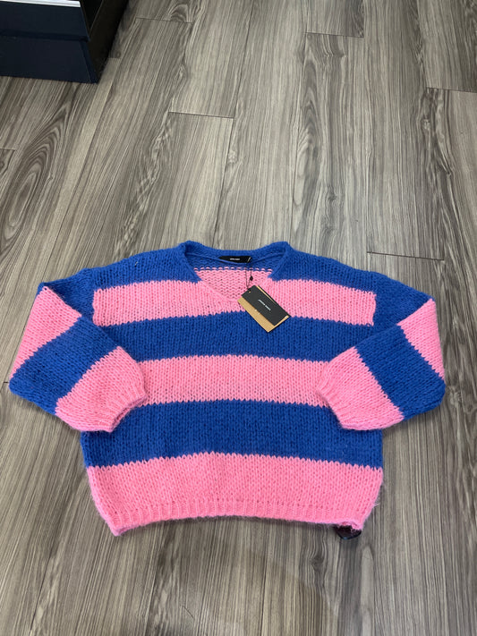 Sweater By Vero Moda In Blue & Pink, Size: S