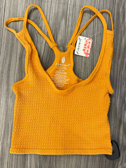 Tank Top By Free People In Yellow, Size: Xs