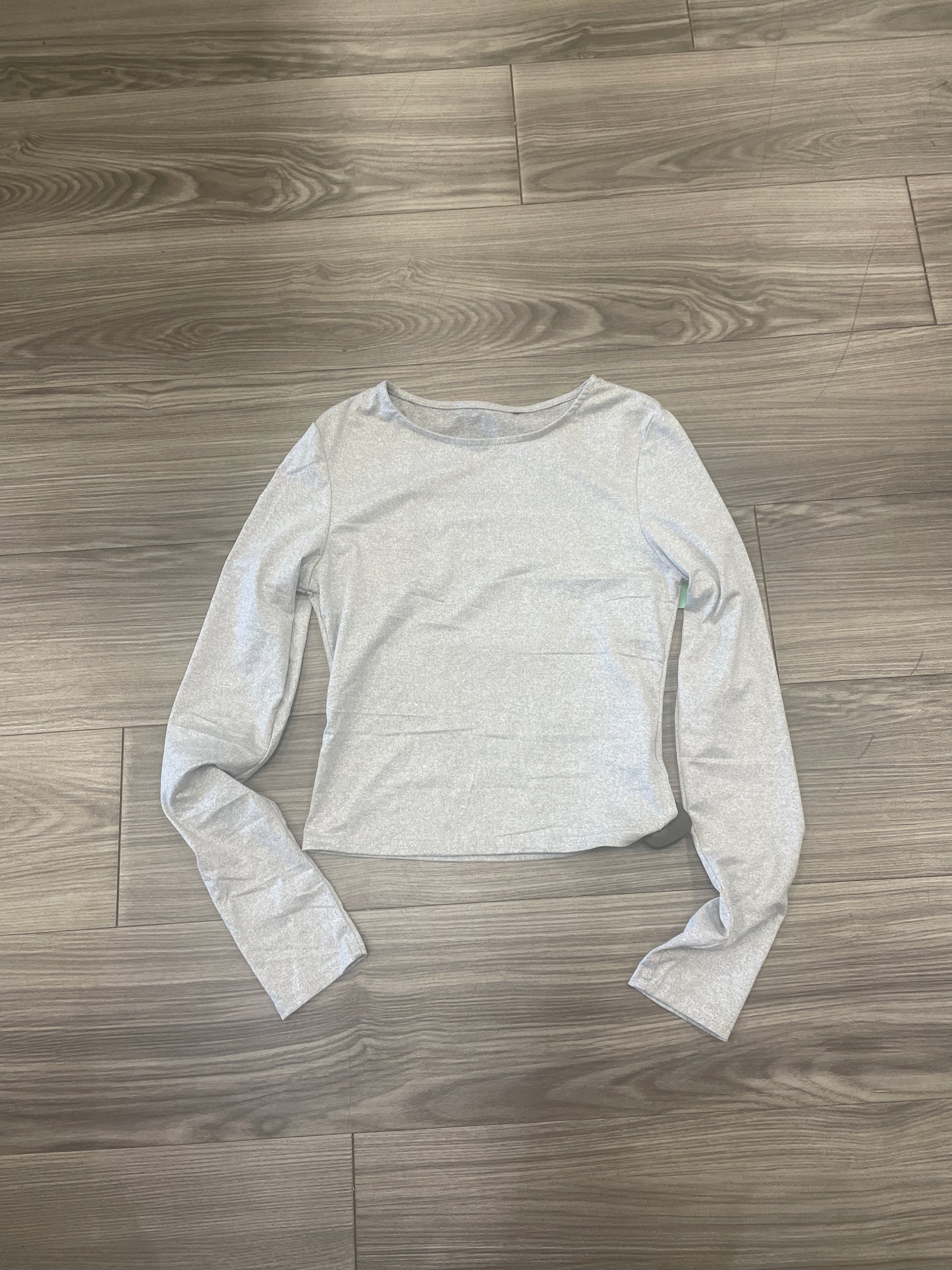 Top Long Sleeve By Clothes Mentor In Grey, Size: S