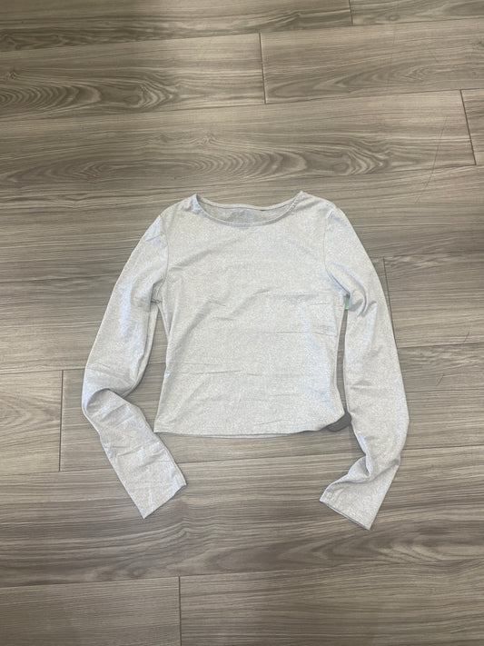 Top Long Sleeve By Clothes Mentor In Grey, Size: S