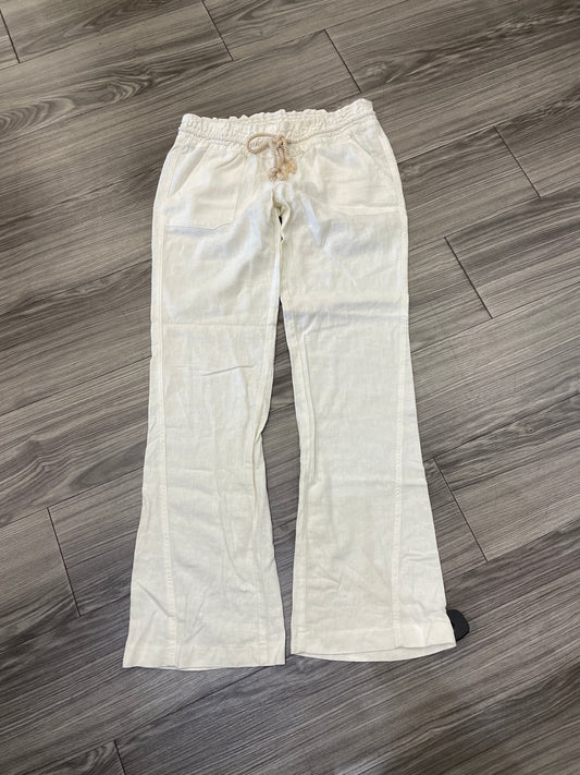 Pants Linen By Roxy In Cream, Size: Xs