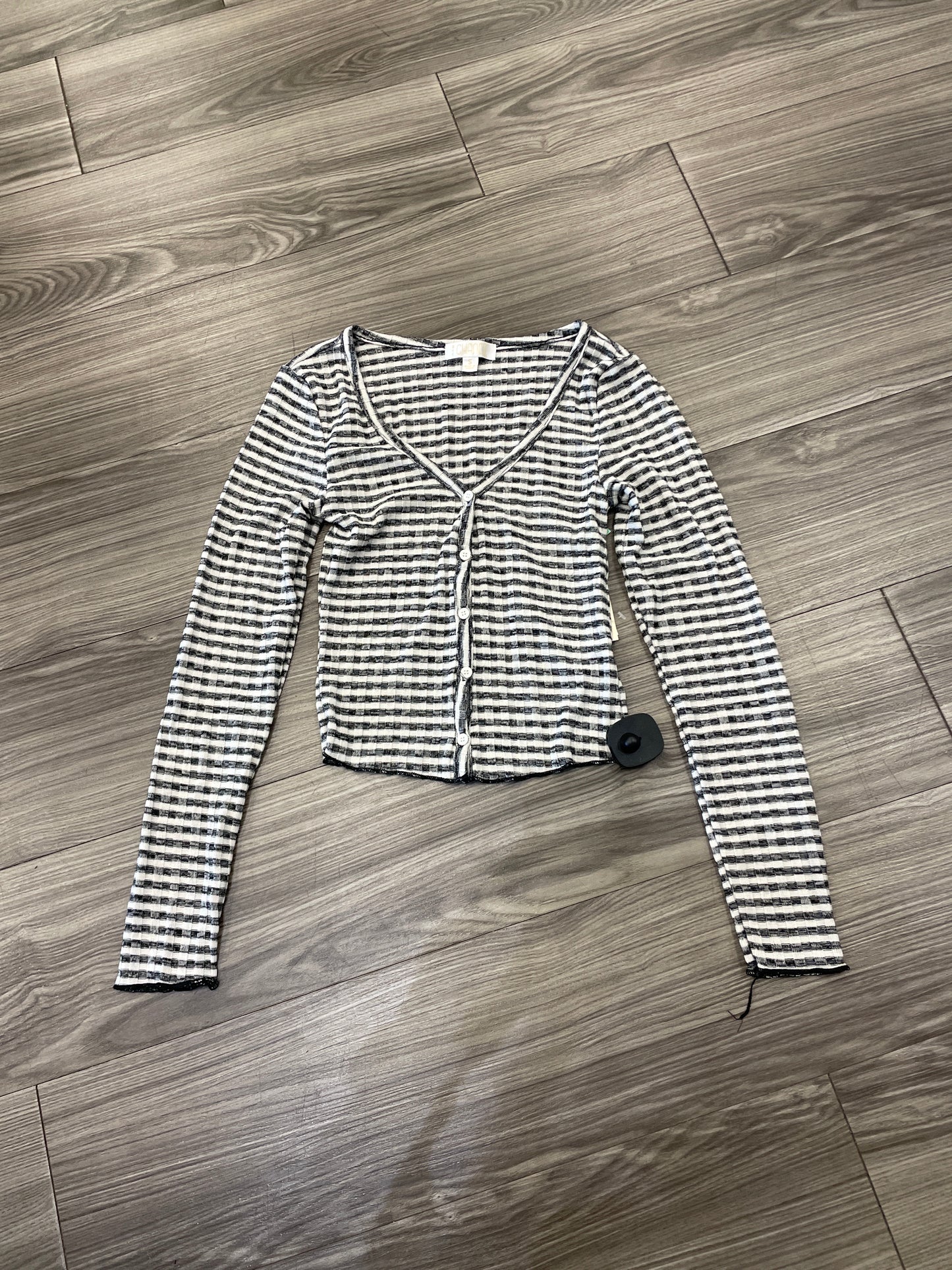 Top Long Sleeve By Clothes Mentor In Striped Pattern, Size: S