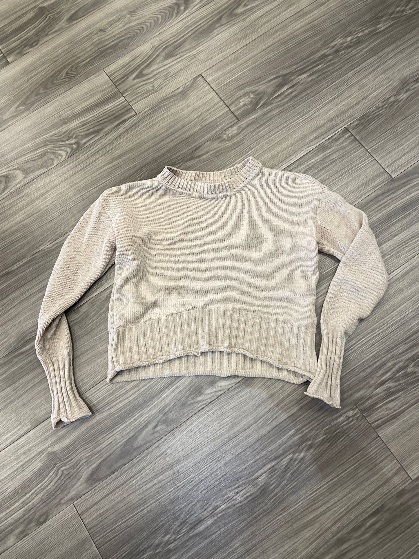 Sweater By Clothes Mentor In Tan, Size: S