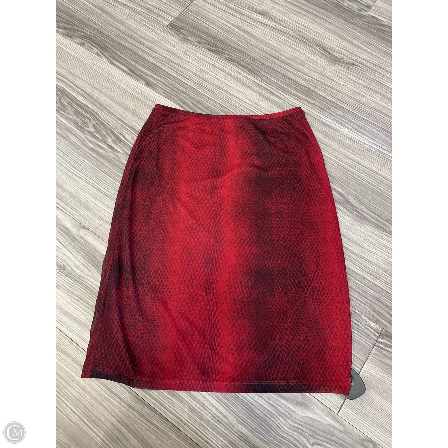 Skirt Midi By Express In Red, Size: S