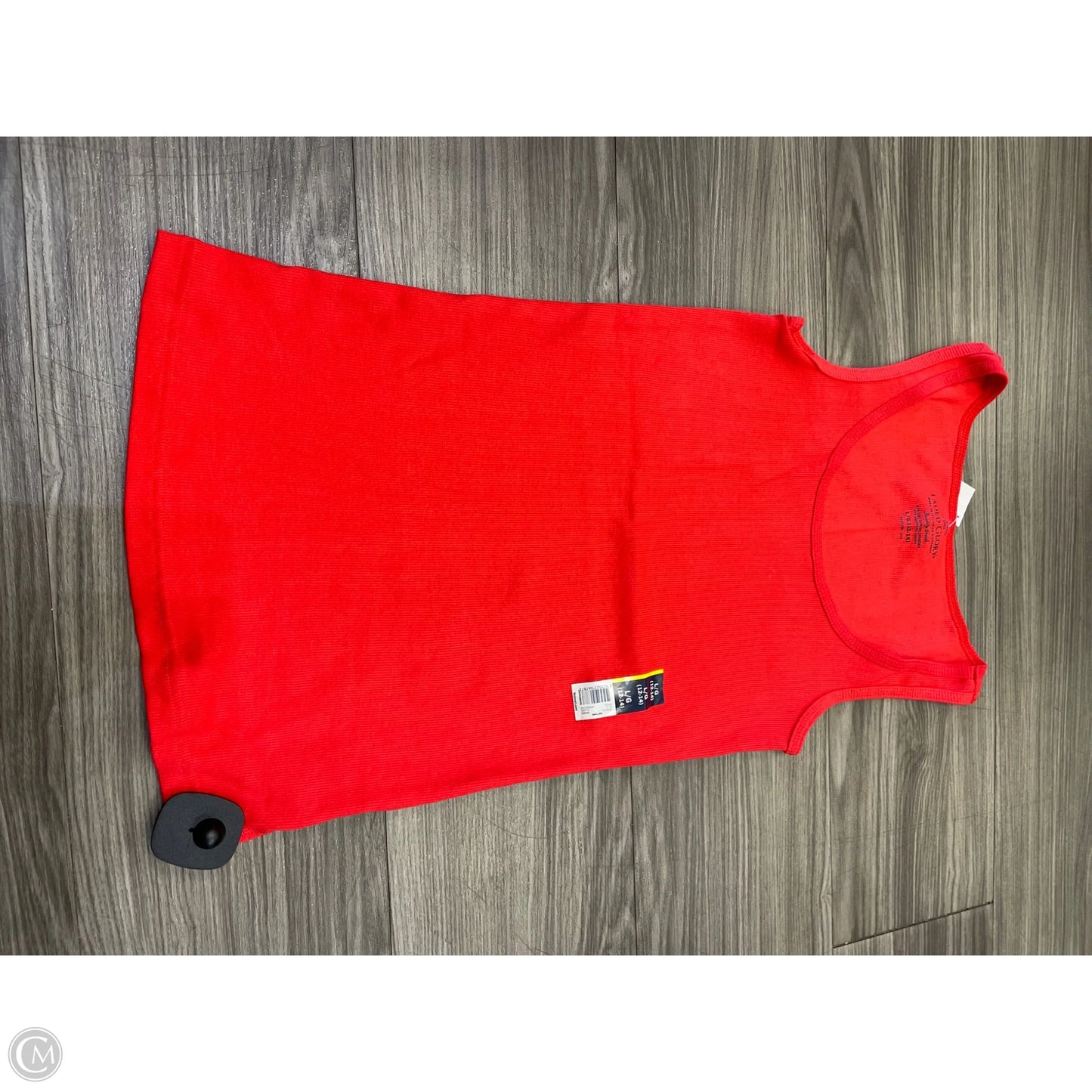 Tank Top By Faded Glory In Red, Size: L