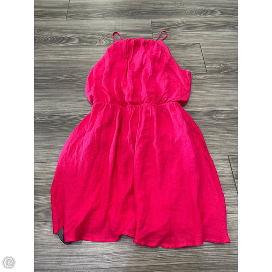 Dress Casual Short By Lush In Pink, Size: M