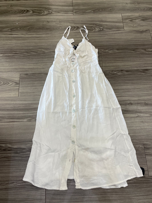 White Dress Casual Maxi Angie, Size L