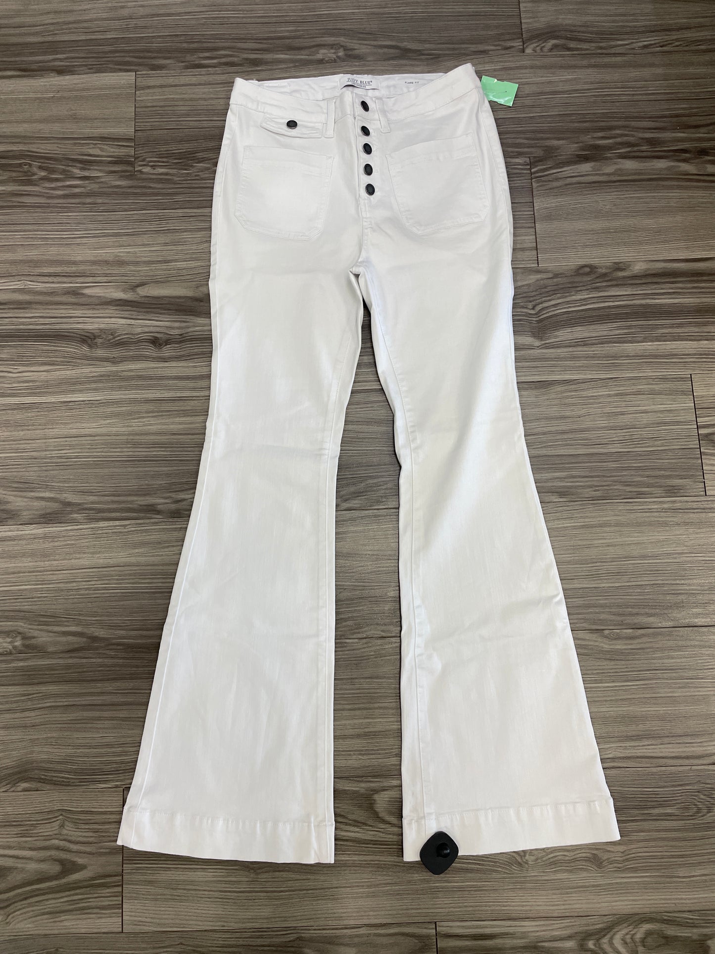 White Jeans Boot Cut Judy Blue, Size 8