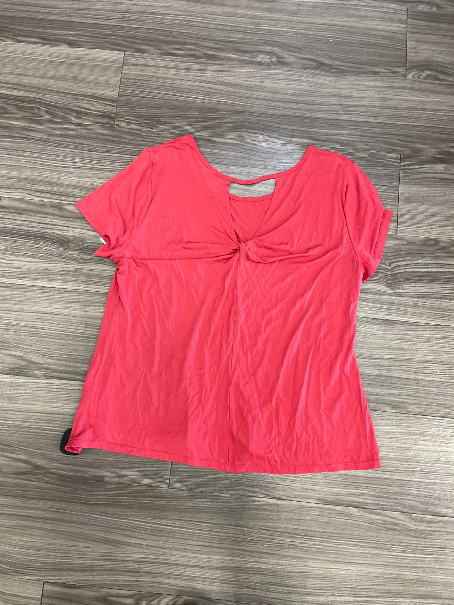 Red Top Short Sleeve Ana, Size Xxl