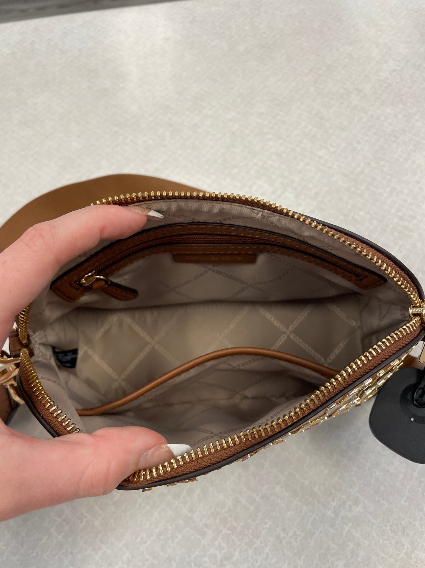 Crossbody Designer Michael Kors, Size Small