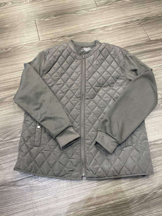 Jacket Puffer & Quilted By Clothes Mentor In Grey, Size: L