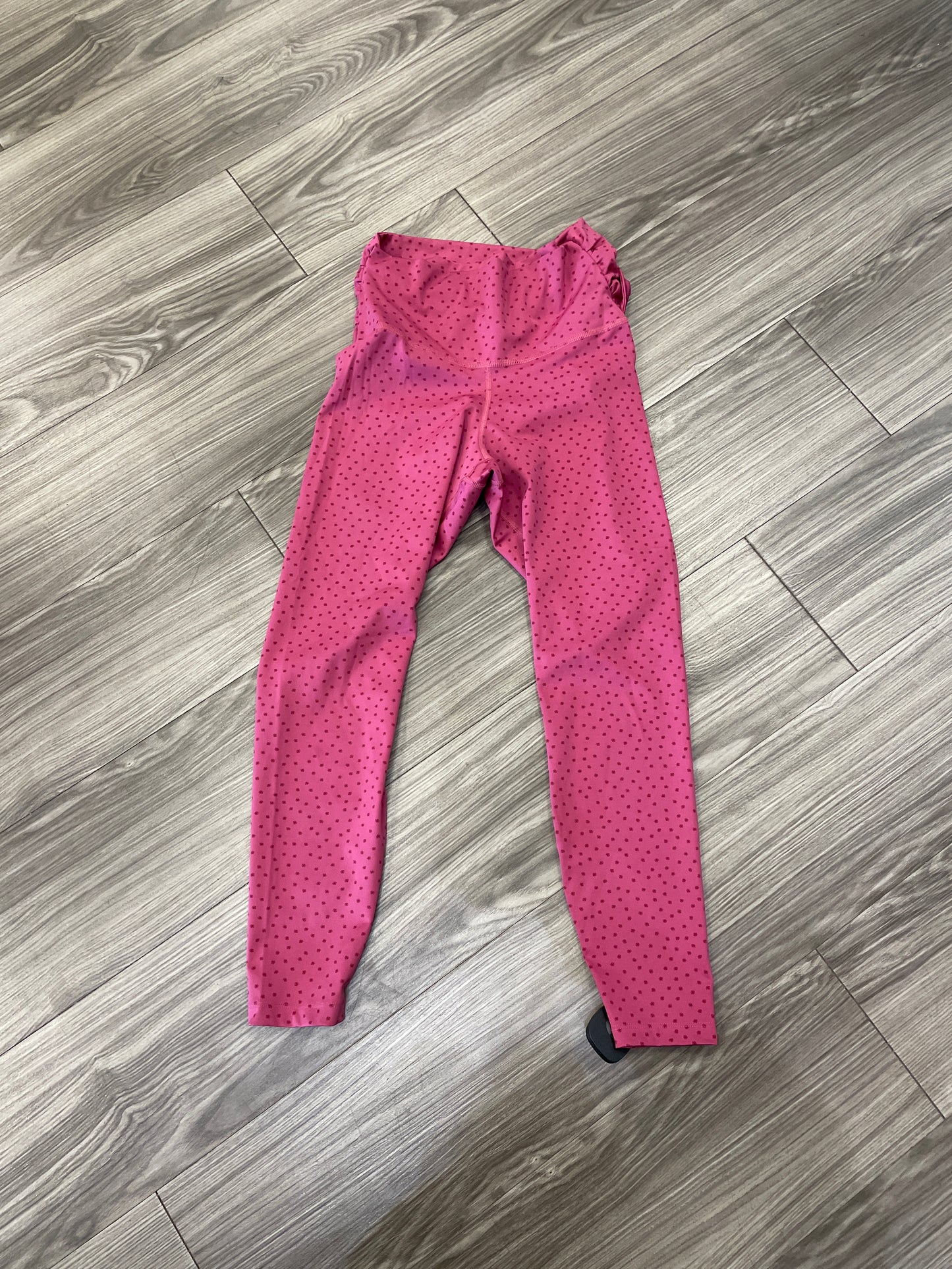 Athletic Leggings By Nike In Pink, Size: M