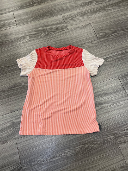 Top Short Sleeve By Clothes Mentor In Pink, Size: M