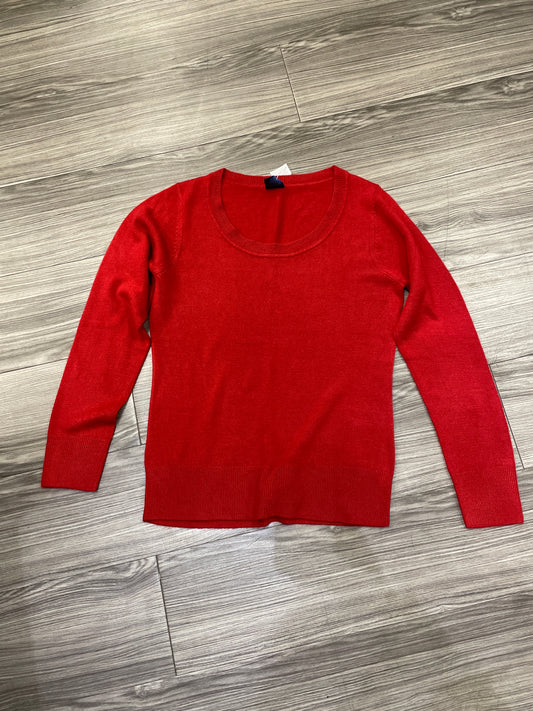 Sweater By Falls Creek In Red, Size: S