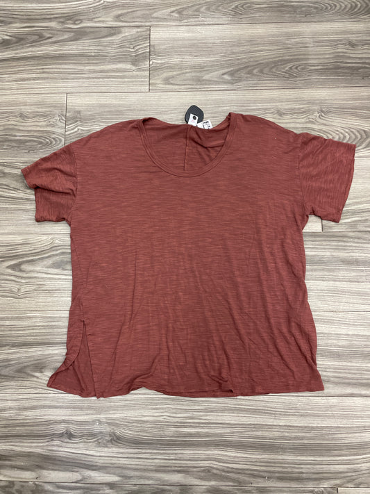 Top Short Sleeve By Old Navy In Brown, Size: M