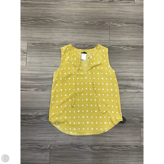 Tank Top By Ann Taylor In Yellow, Size: Sp