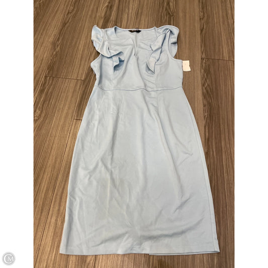 Dress Casual Short By Allegra K In Blue, Size: L