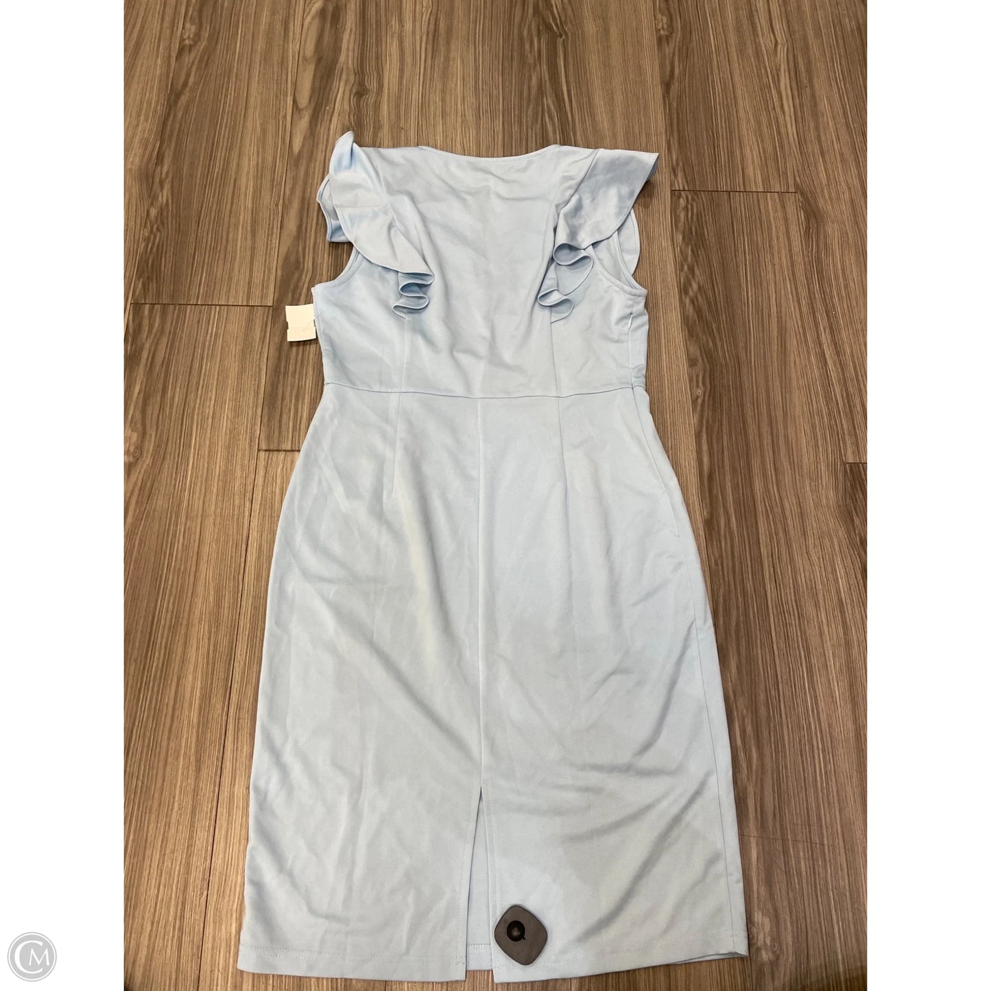 Dress Casual Short By Allegra K In Blue, Size: L