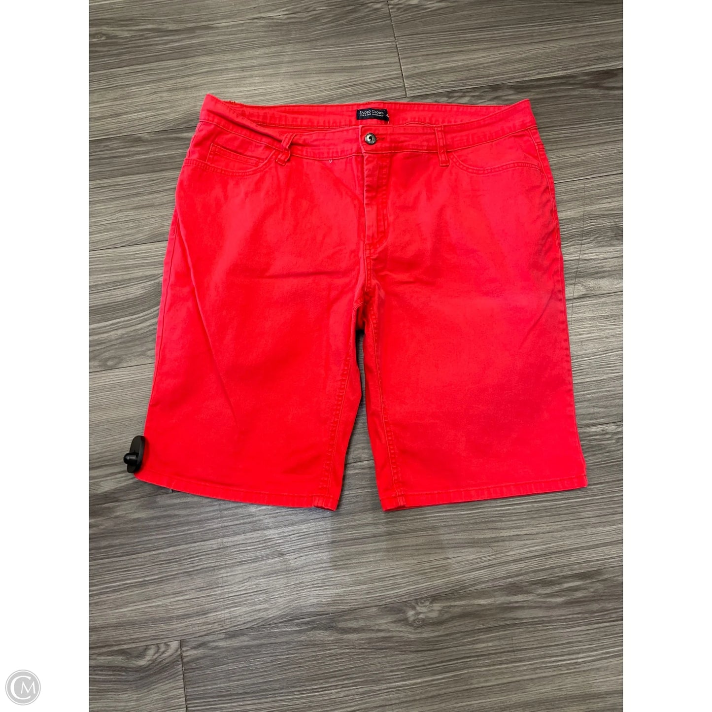 Shortalls By Faded Glory In Red, Size: 20