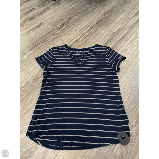 Top Short Sleeve By For The Republic In Navy, Size: S