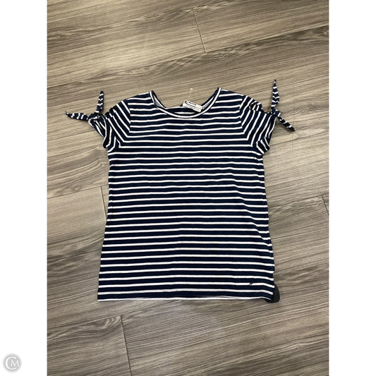 Top Short Sleeve By Nautica In Navy, Size: M