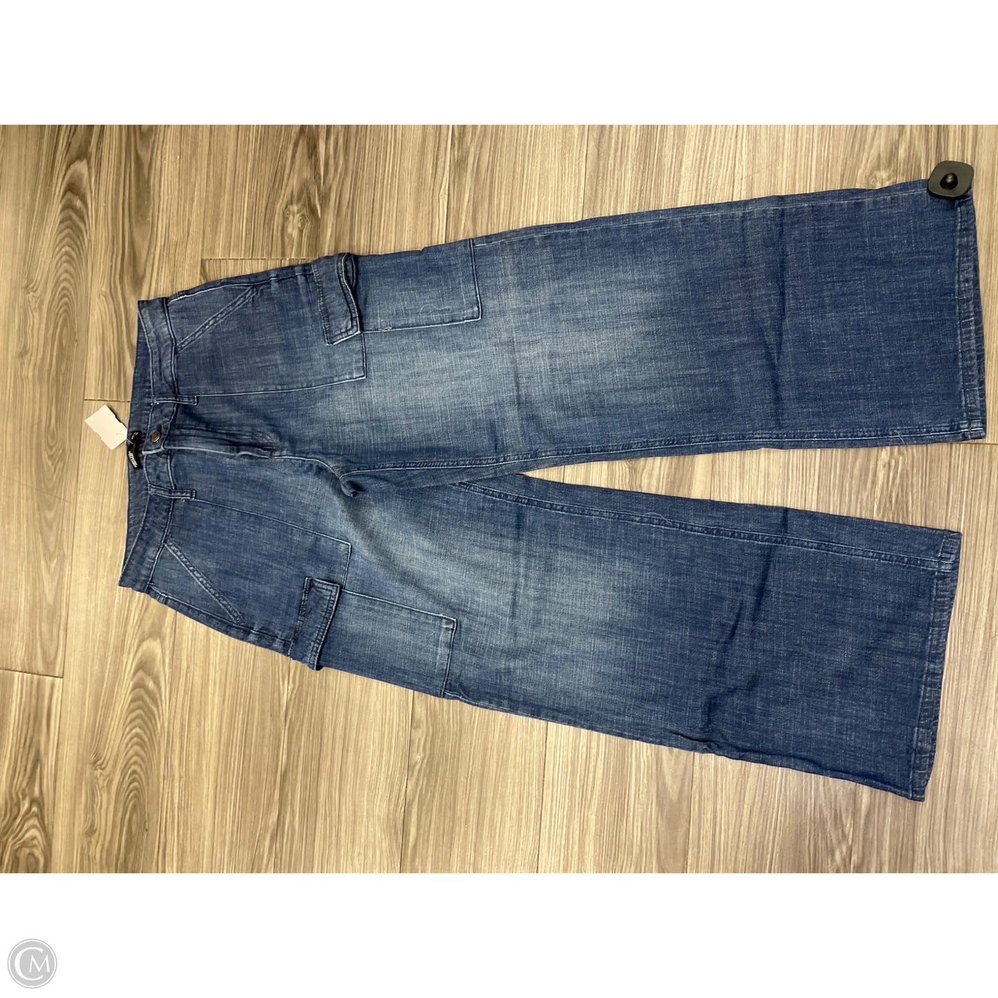 Jeans Wide Leg By Simply Vera In Blue, Size: 14