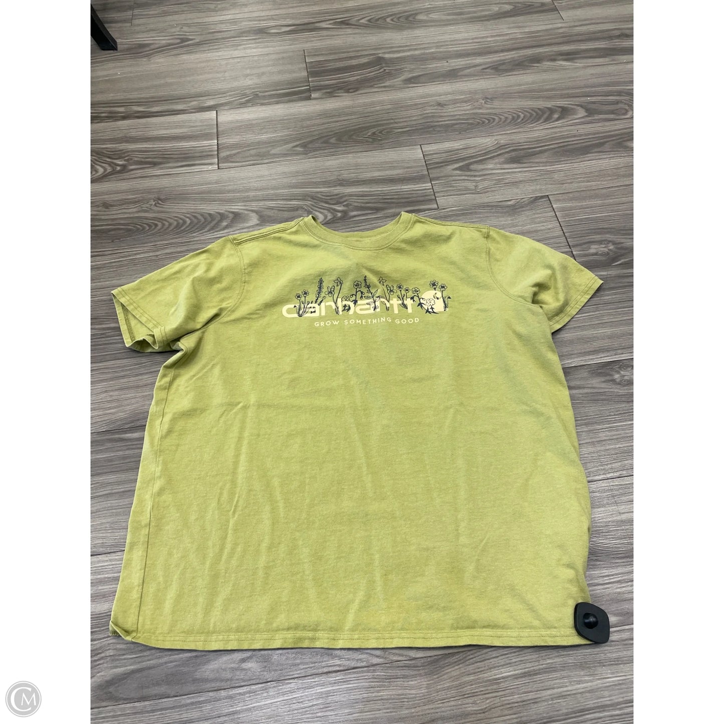 Top Short Sleeve By Carhartt In Green, Size: Xxl