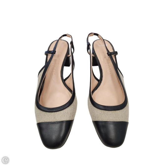 Shoes Heels Kitten By J. Crew In Black & Tan, Size: 7.5