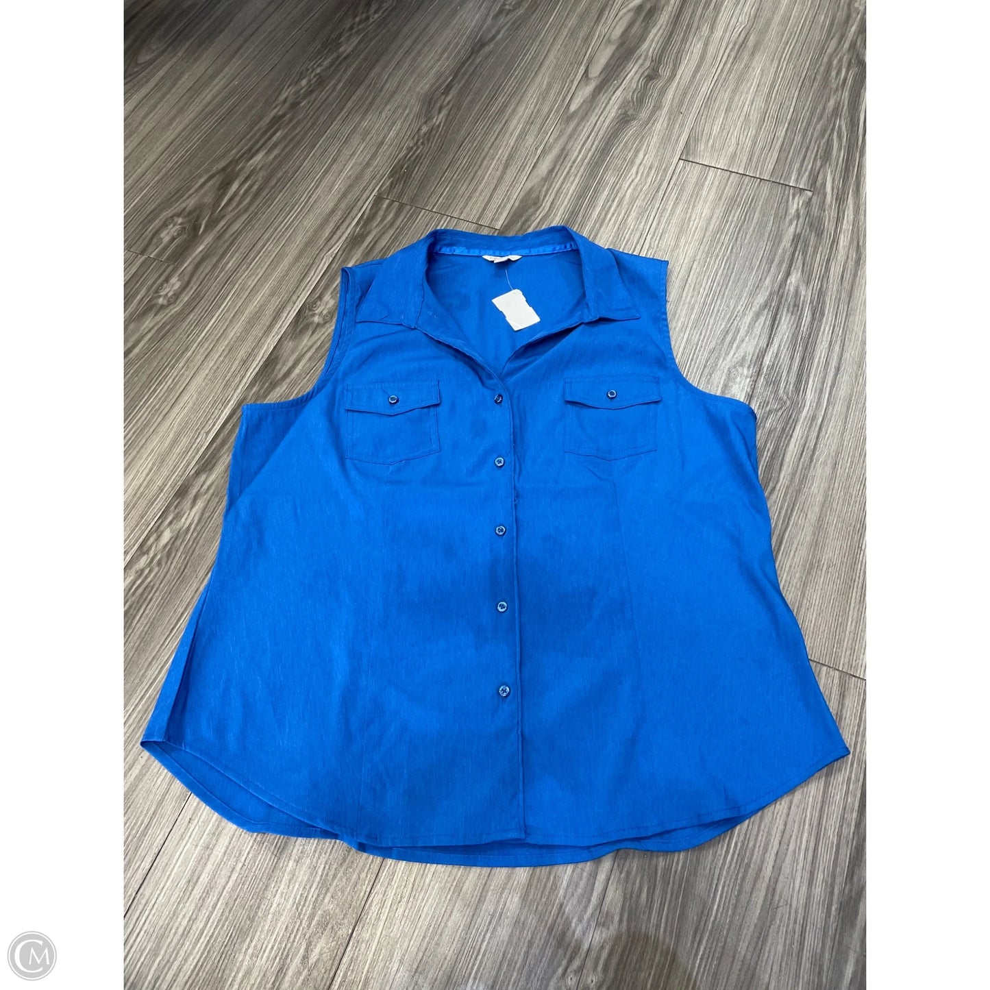 Tank Top By Cato In Blue, Size: Xl