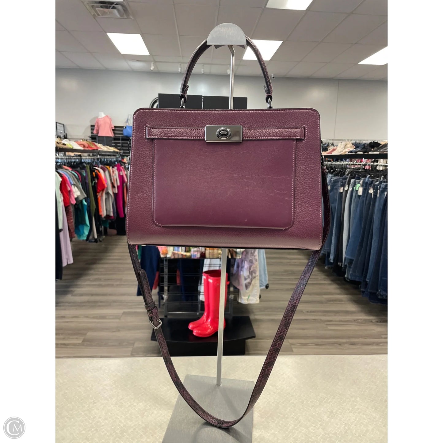 Crossbody Designer By Coach, Size: Large
