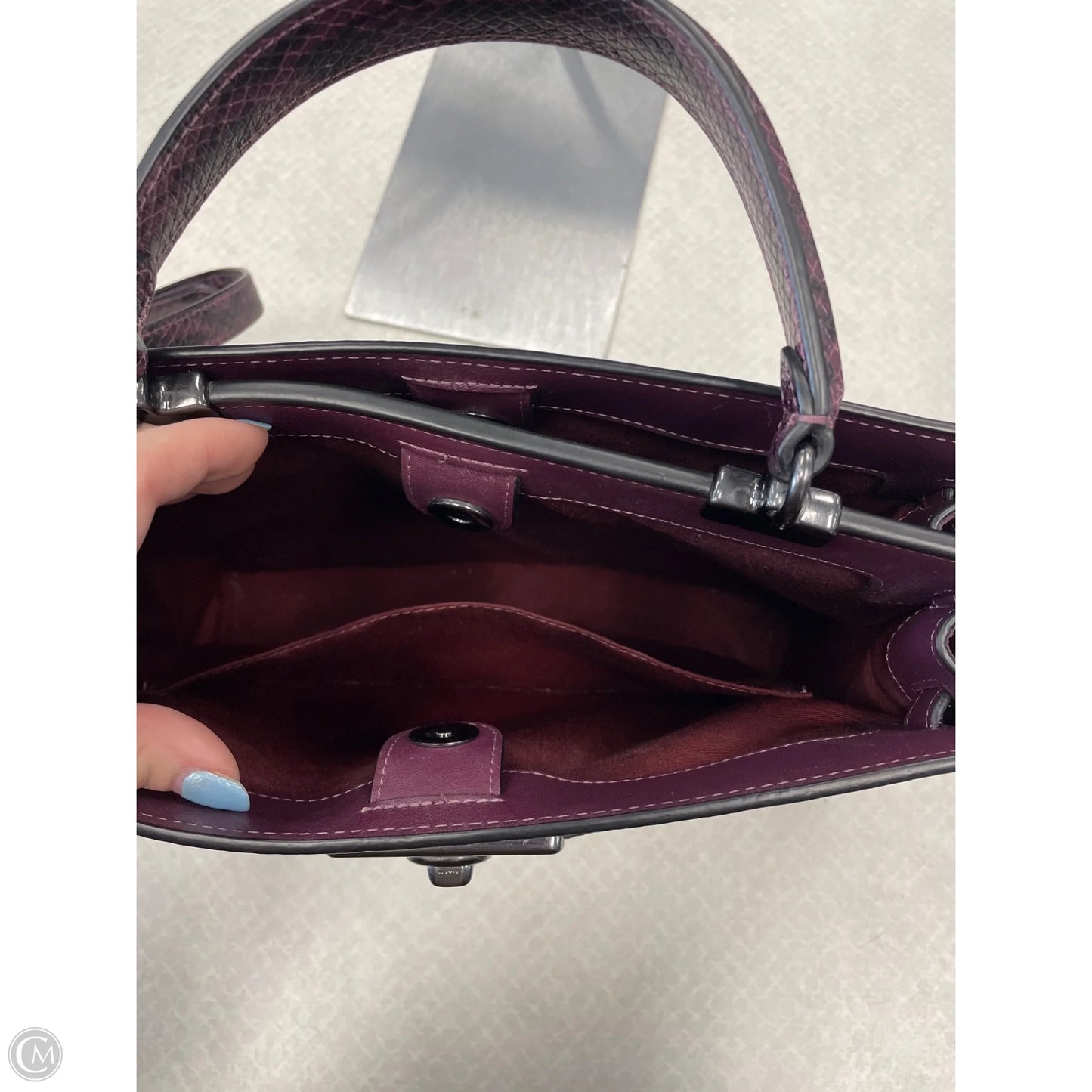 Crossbody Designer By Coach, Size: Large