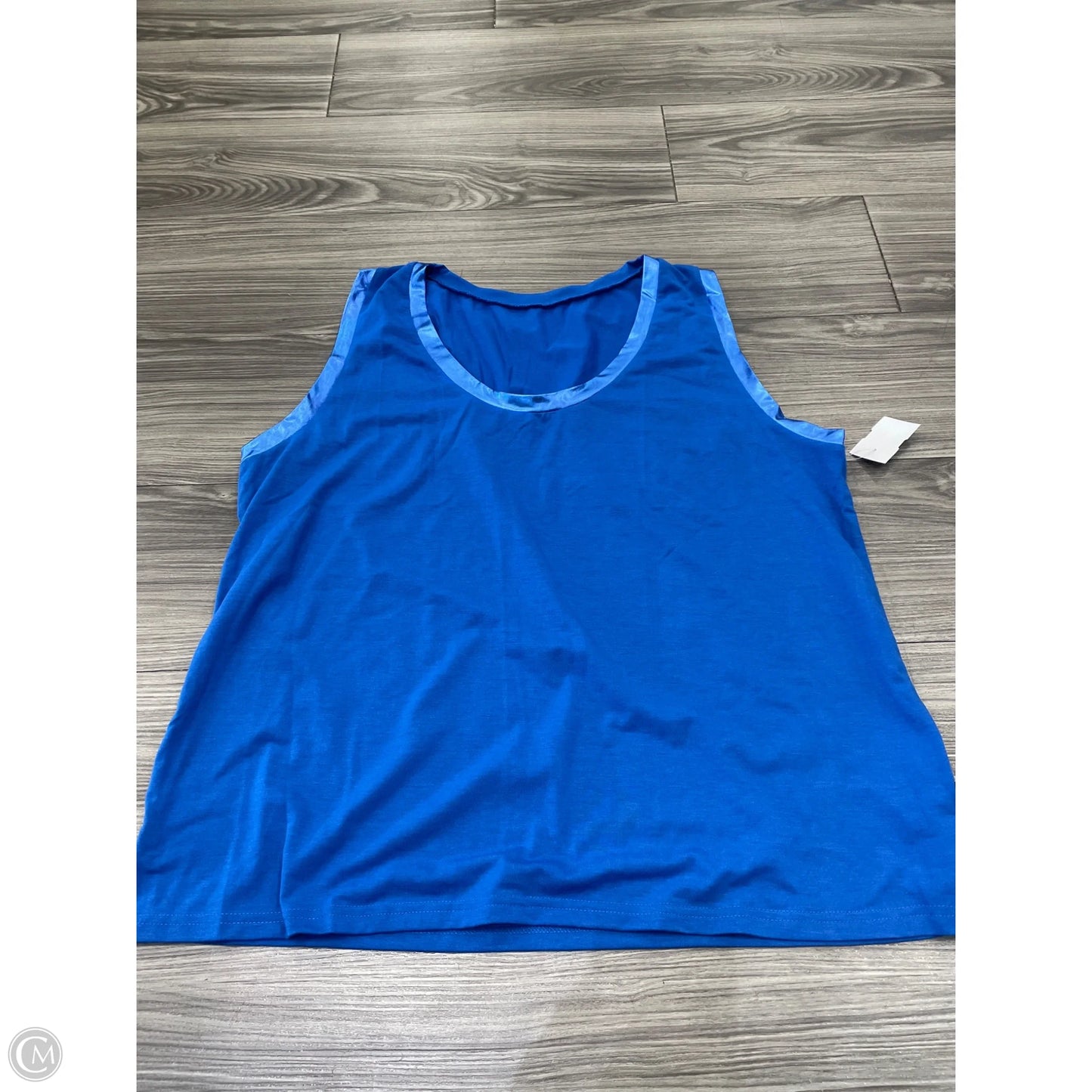 Tank Top By Clothes Mentor In Blue, Size: 2x