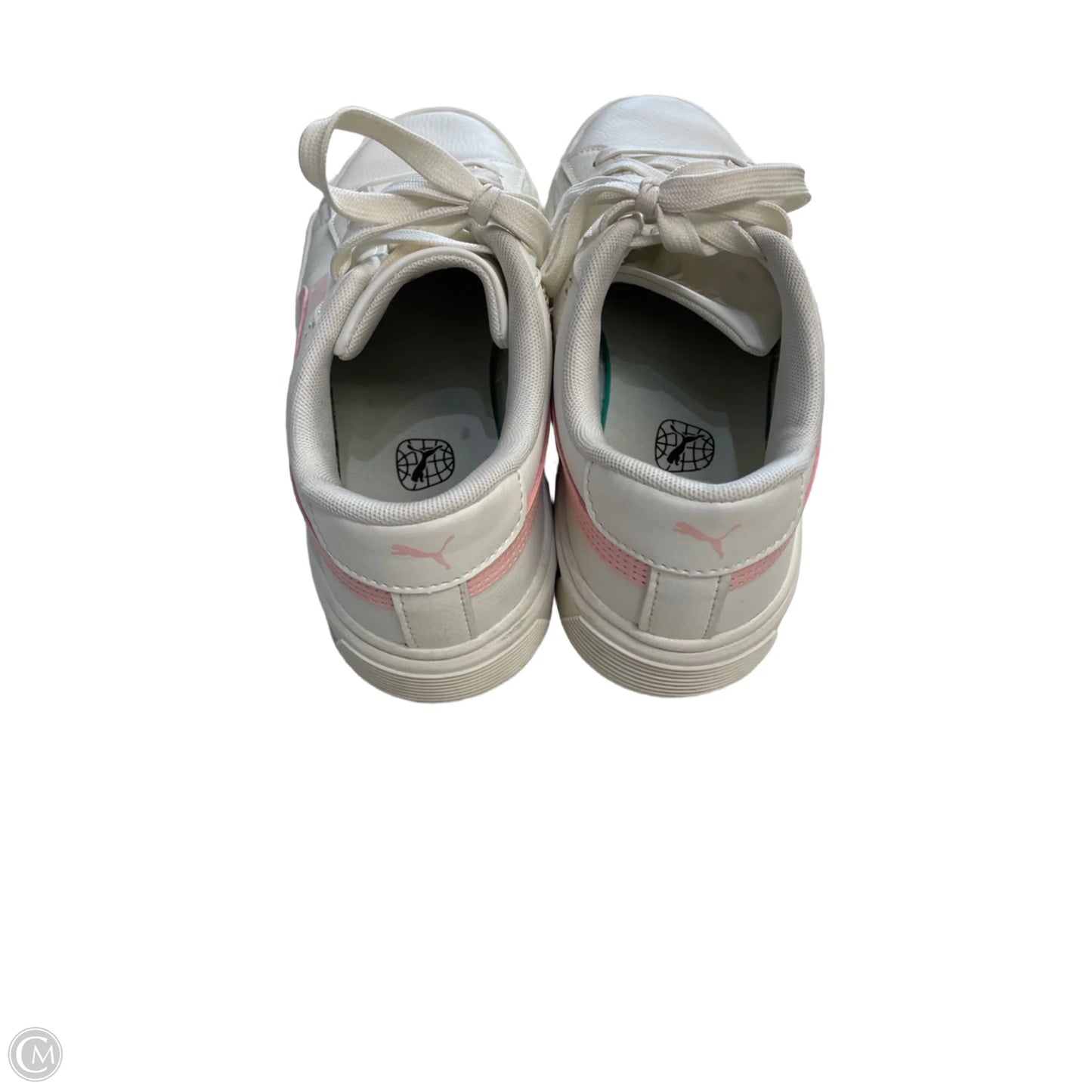 Shoes Sneakers By Puma In Cream & Pink, Size: 7.5